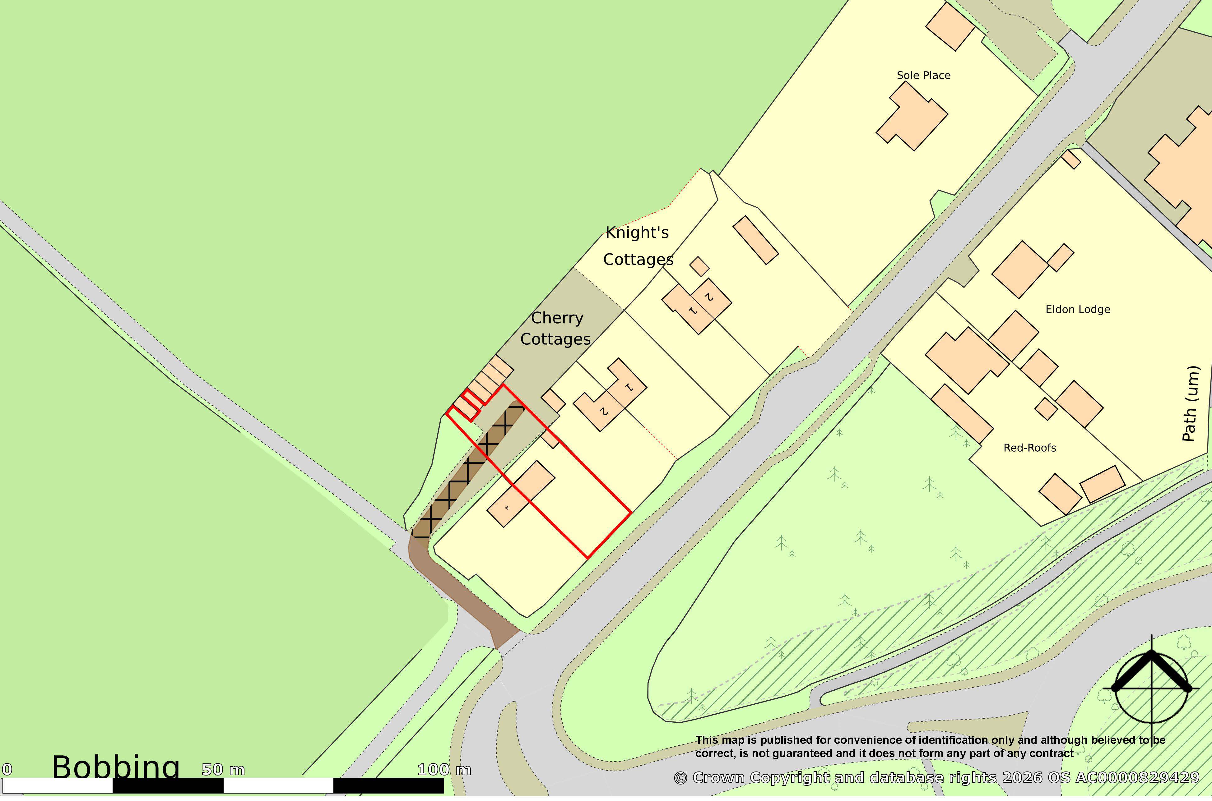 Lot: 112 - FREEHOLD STATUTORY RESIDENTIAL INVESTMENT - Location Plan